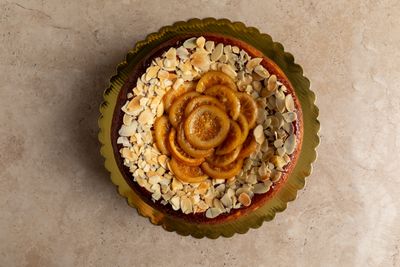 orange and almond gluten free cake torta italiana cheescake Fruit and custard tart catering whole size cakes and desserts