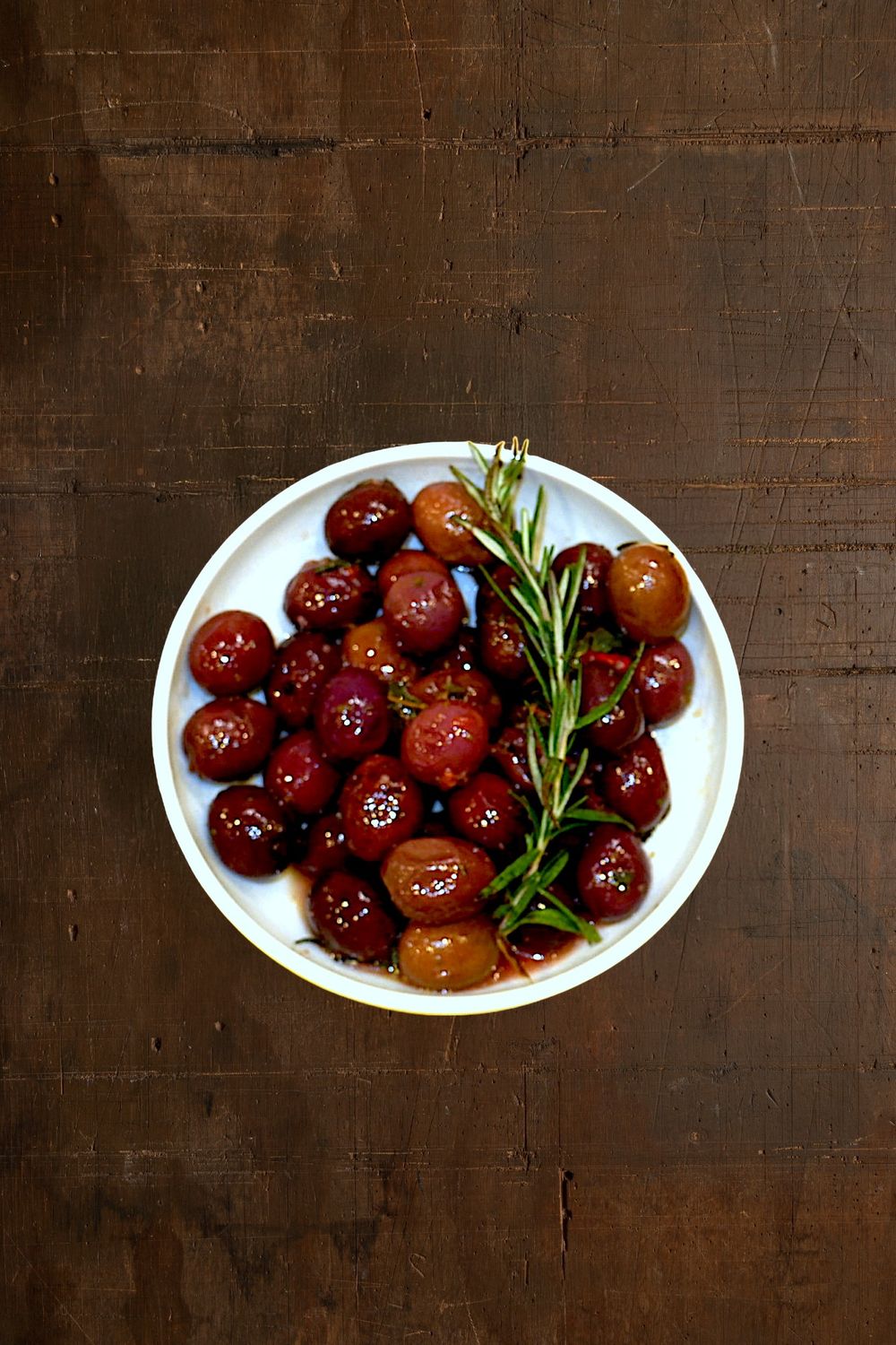 Marinated Black Olives (Garlic &amp; Herbs)