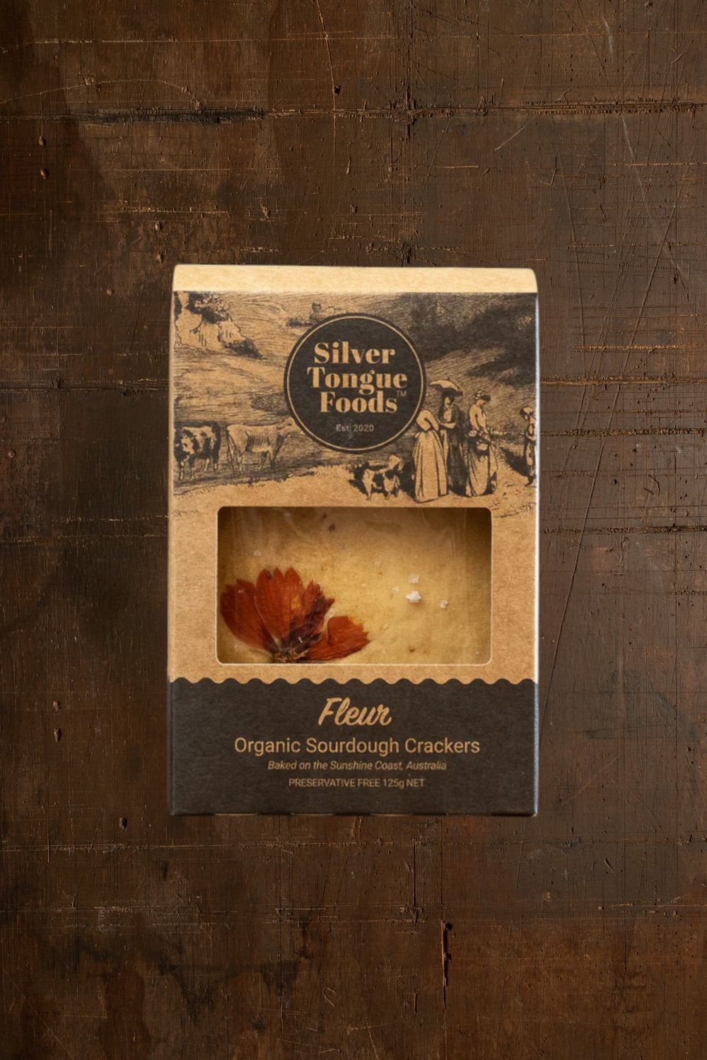 Silver Tongue Sourdough Crackers Fleur