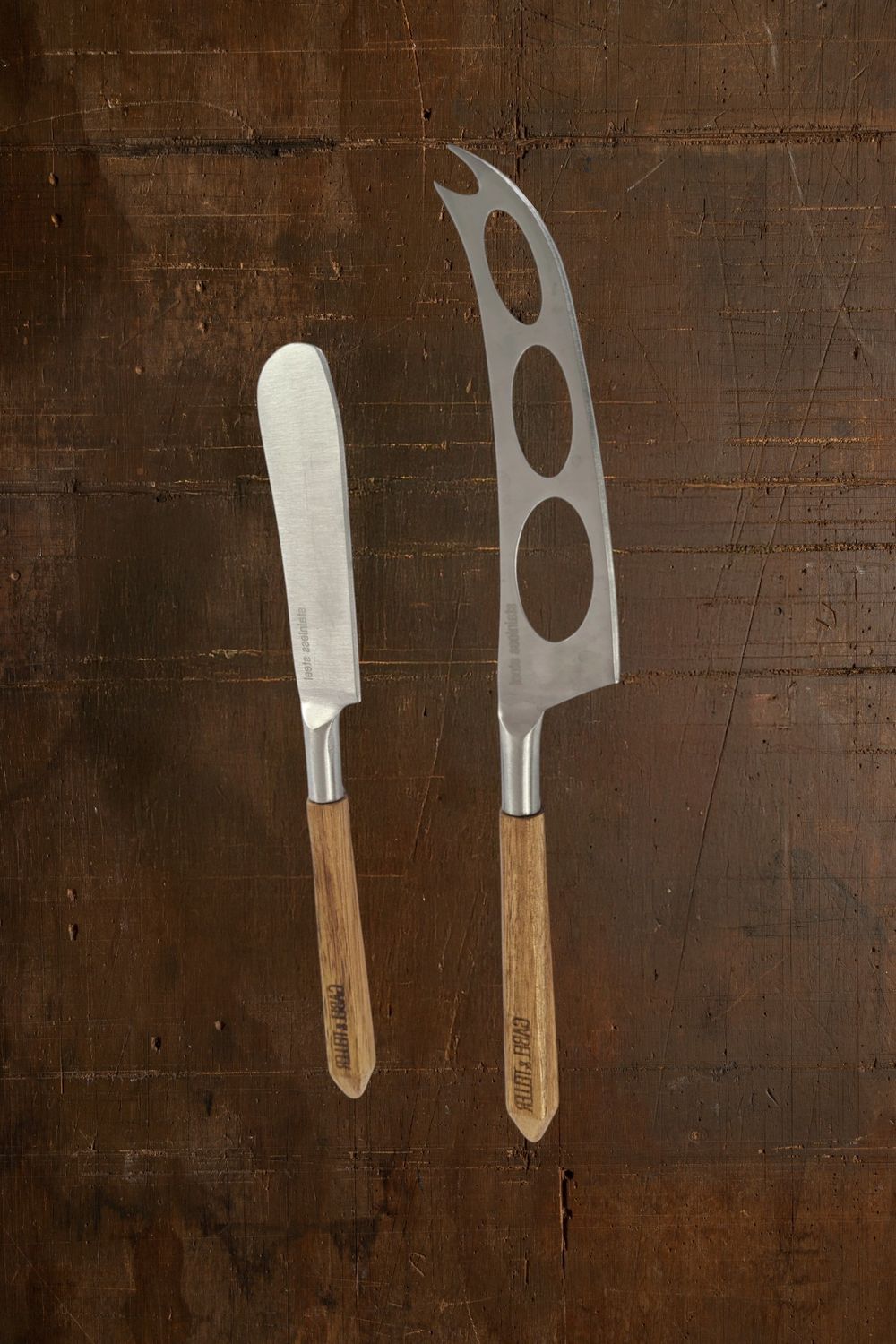 Acacia Cheese Knife Set