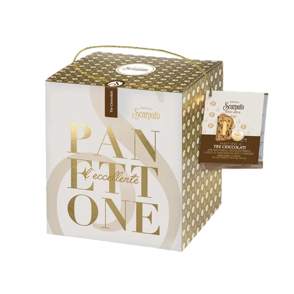 Scarpato Panettone Three Chocolate