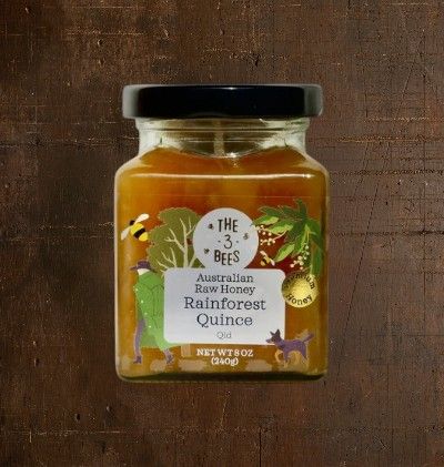 The 3 Bees Raw Honey Carrot 240g