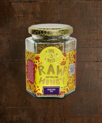 The 3 Bees Raw Honey Pollen 170g