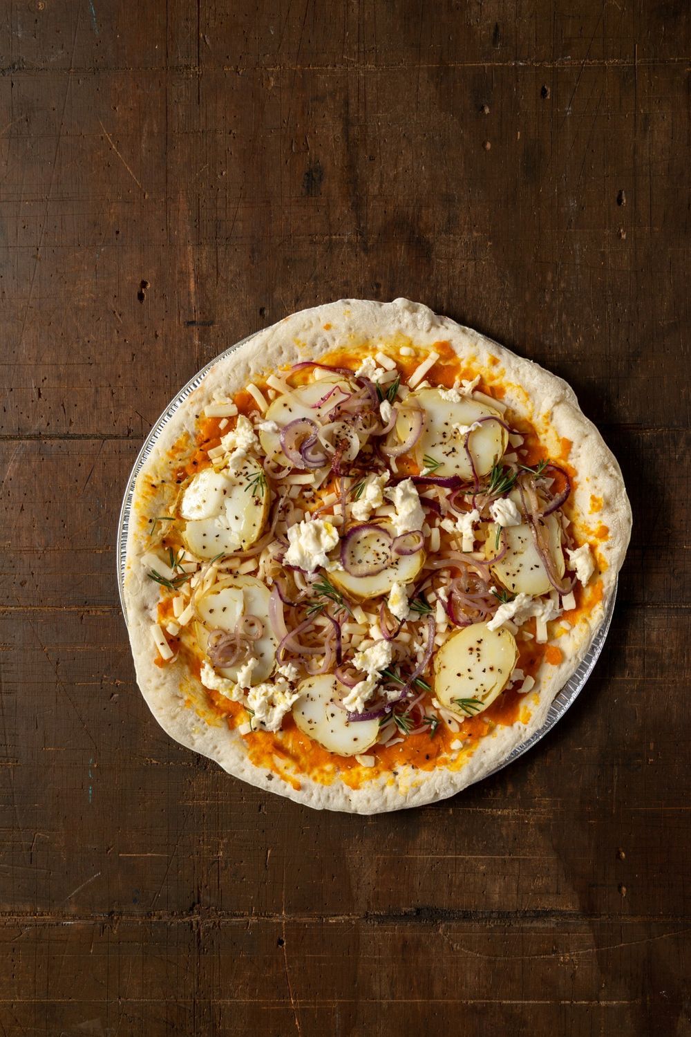 Potato &amp; Pumpkin Pizza