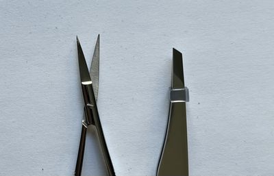 Precision Duo: Fingerless Brow Scissor &amp; Slant Tweezer Set