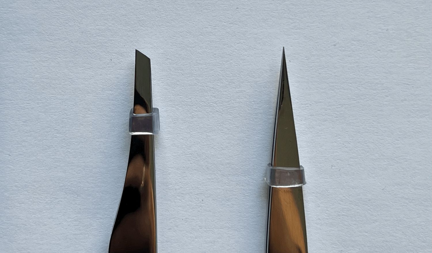 Dual Precision Tweezer Set: Fine Tip &amp; Slant Tip