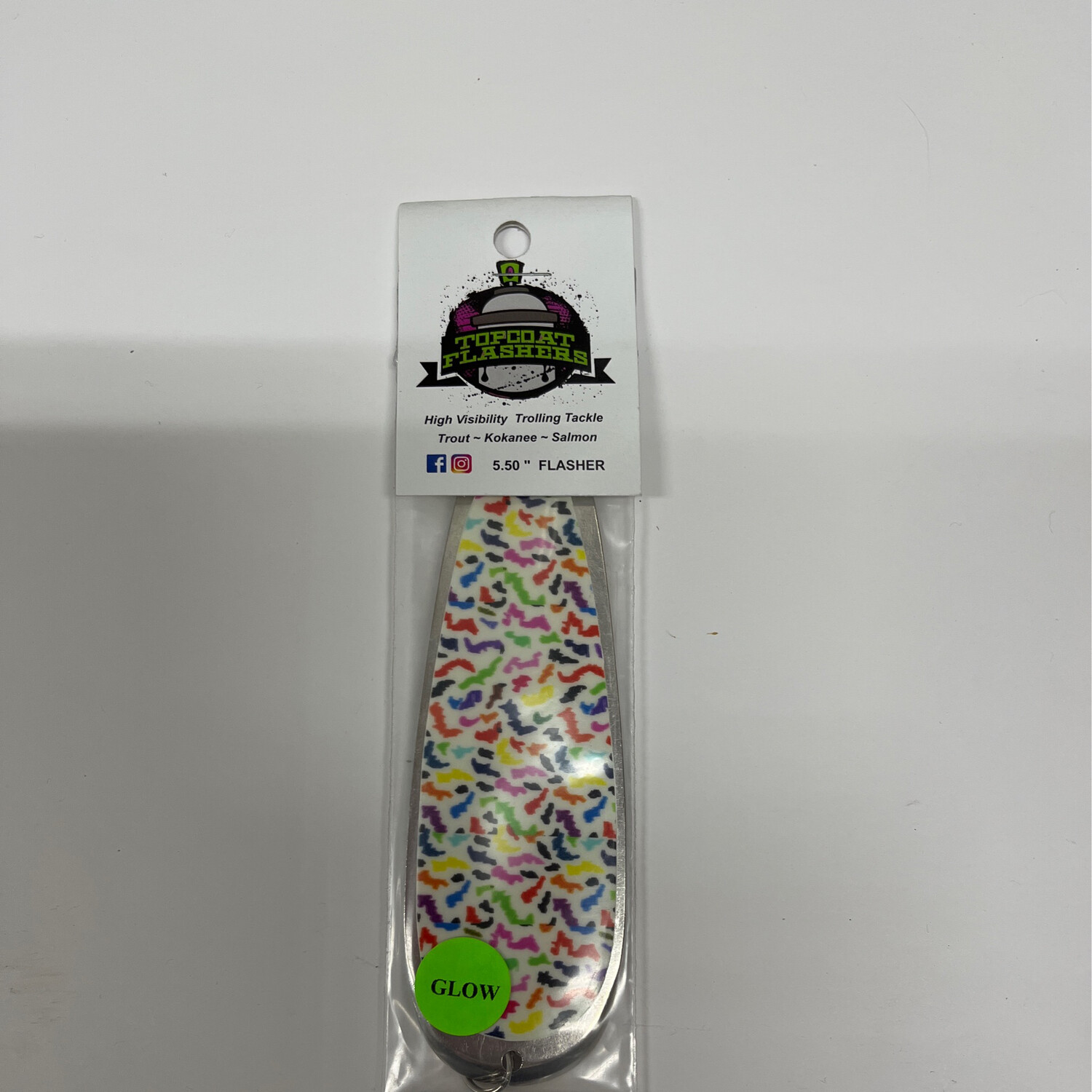 Topcoat Flashers Sil/conffett