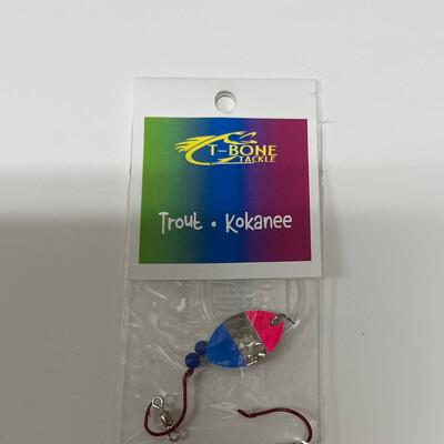 TBone Pink/Blue/Nickle Spinner