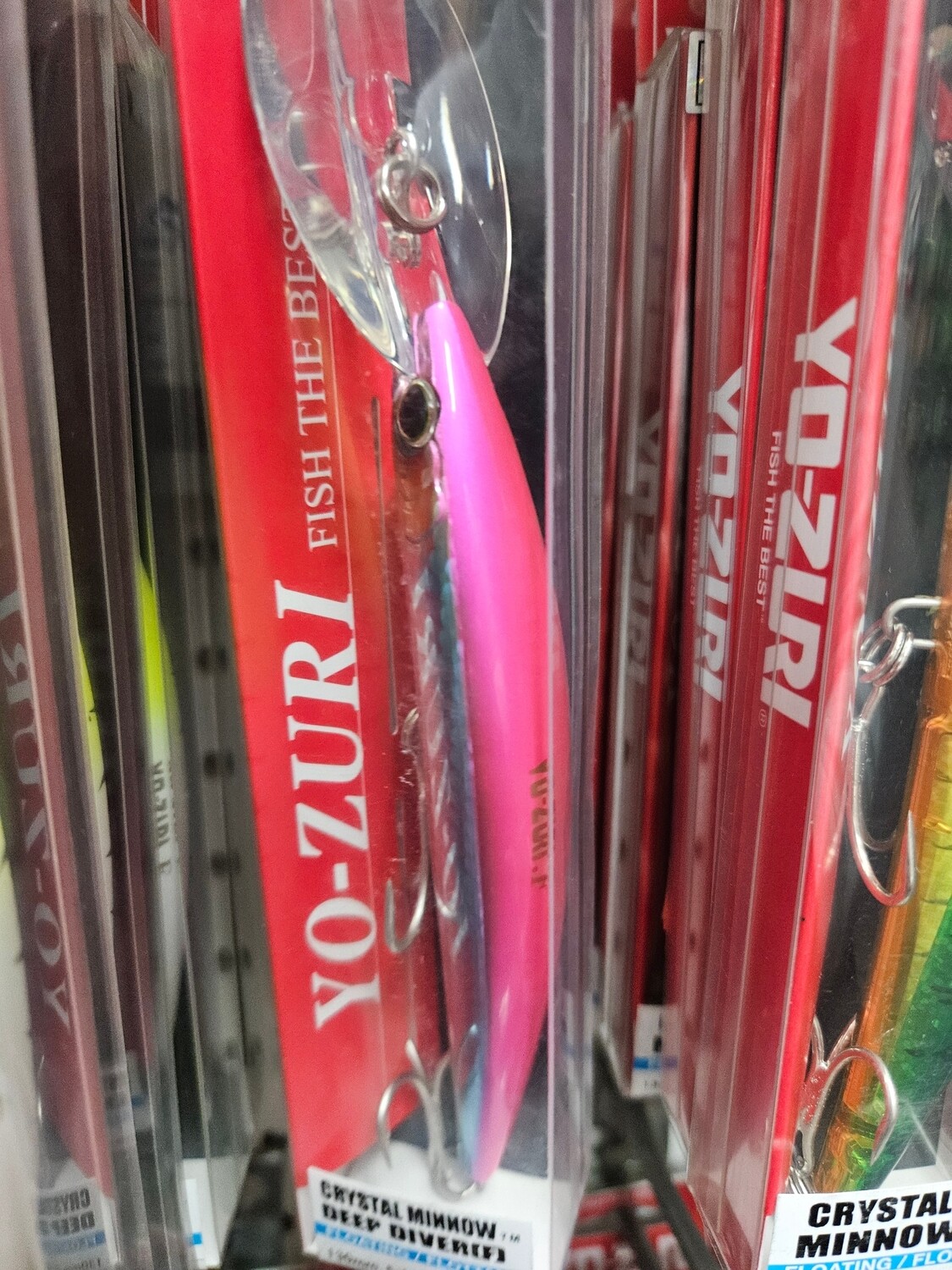 Yo-Zuri Crystal Minnow DD Holo Pink