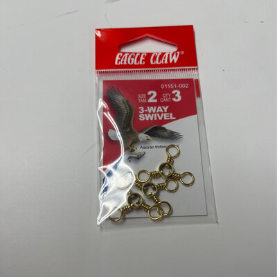 Eagle Claw 3 Way Swivel 01151-002