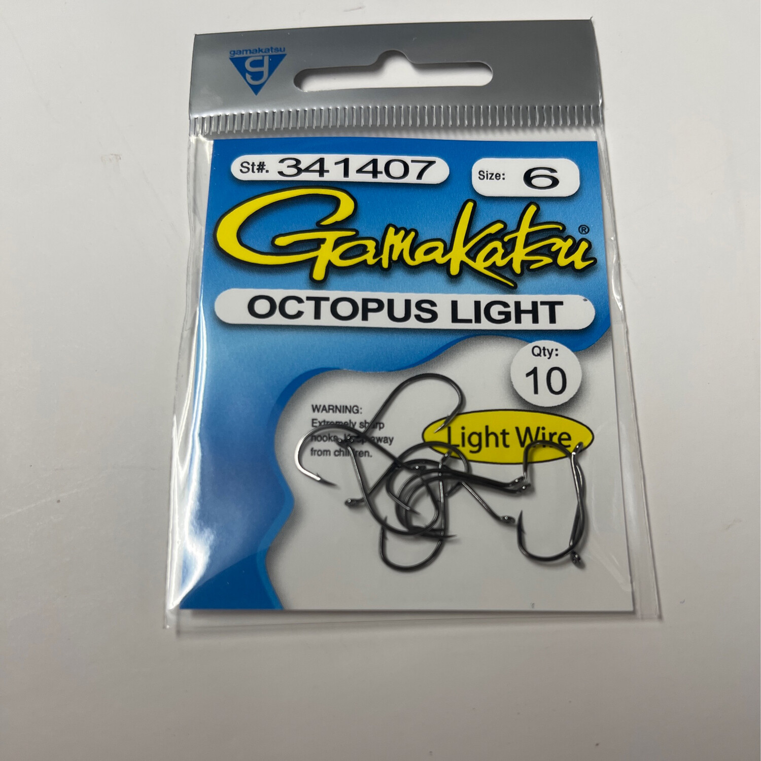 Gamakatsu 341407 Octopus Light Sz 6