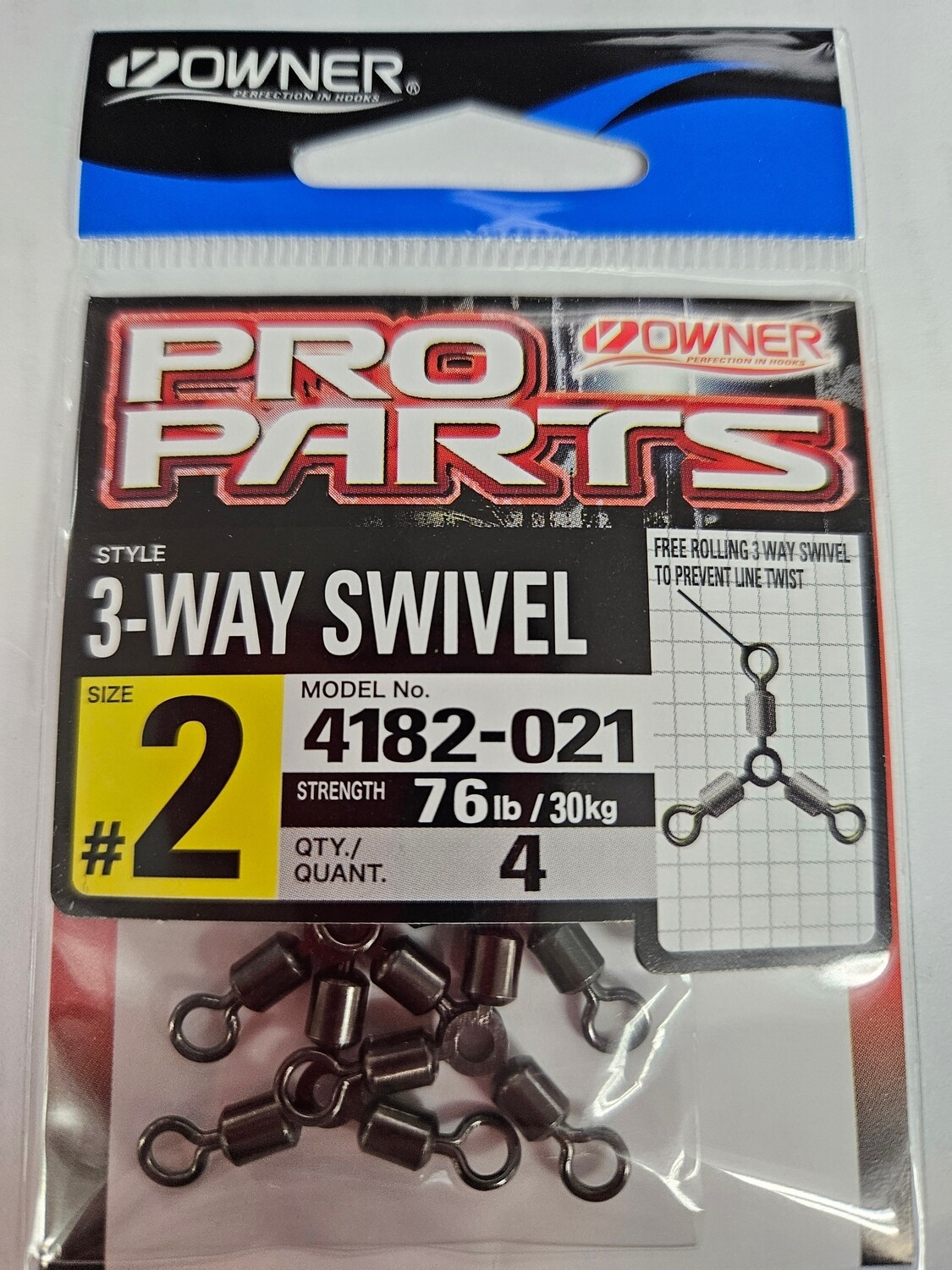 Owner 3 way swivel 4182-021