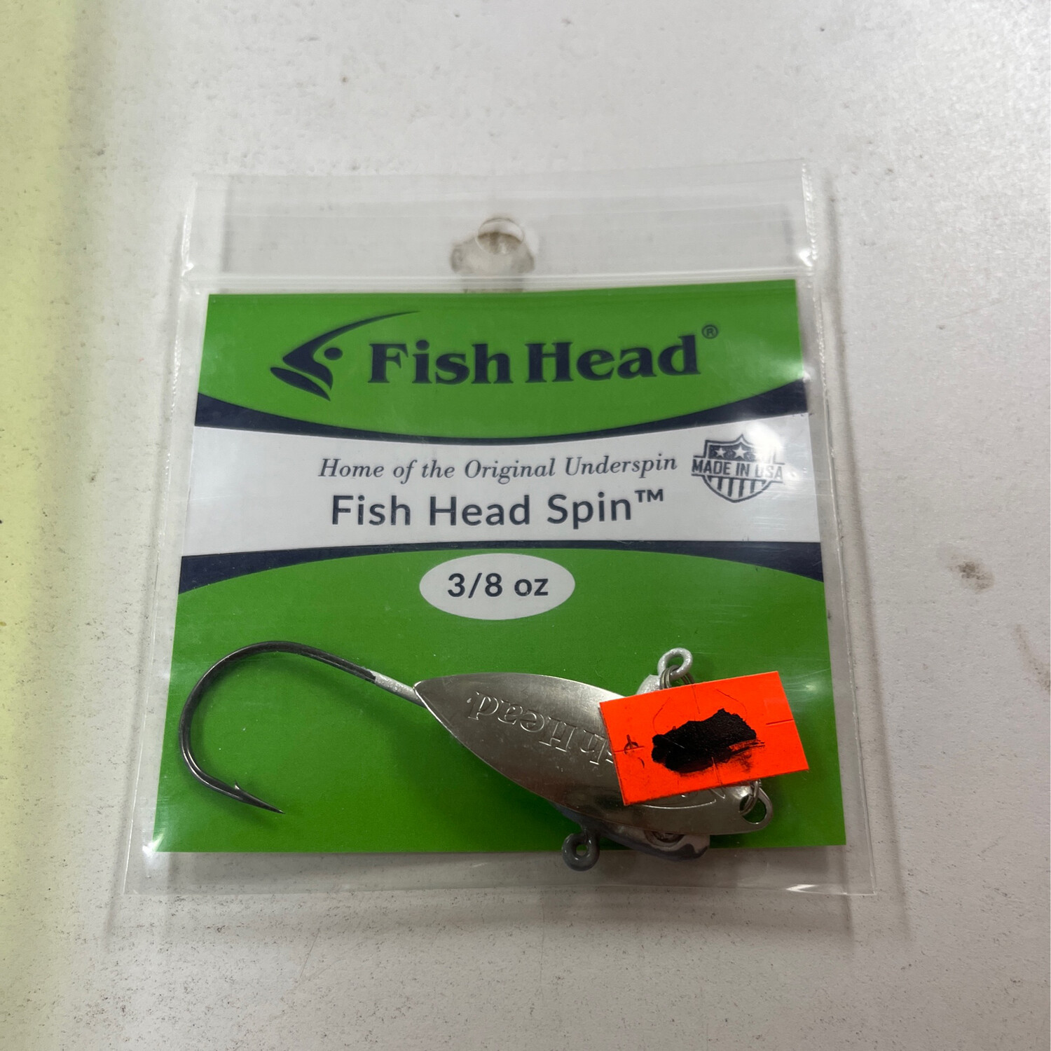 Fish Head Spin 3/8 Oz Albino 1100106
