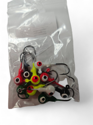 10 PC mixed color jig head