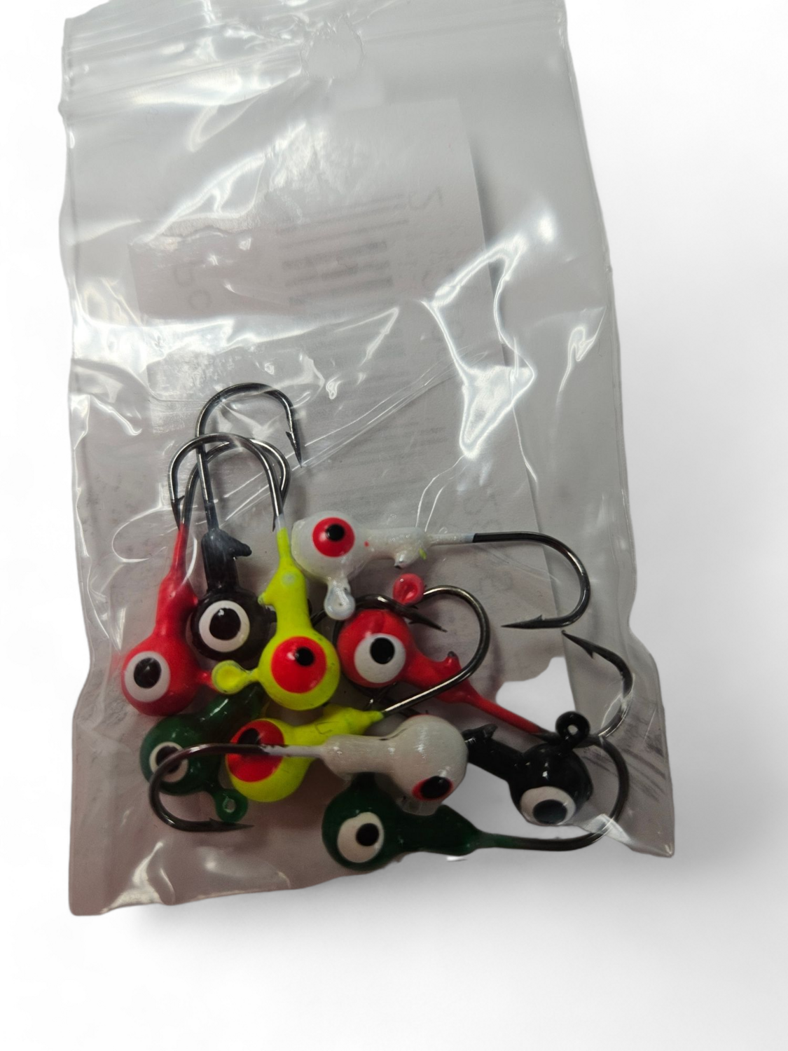 10 PC mixed color jig head