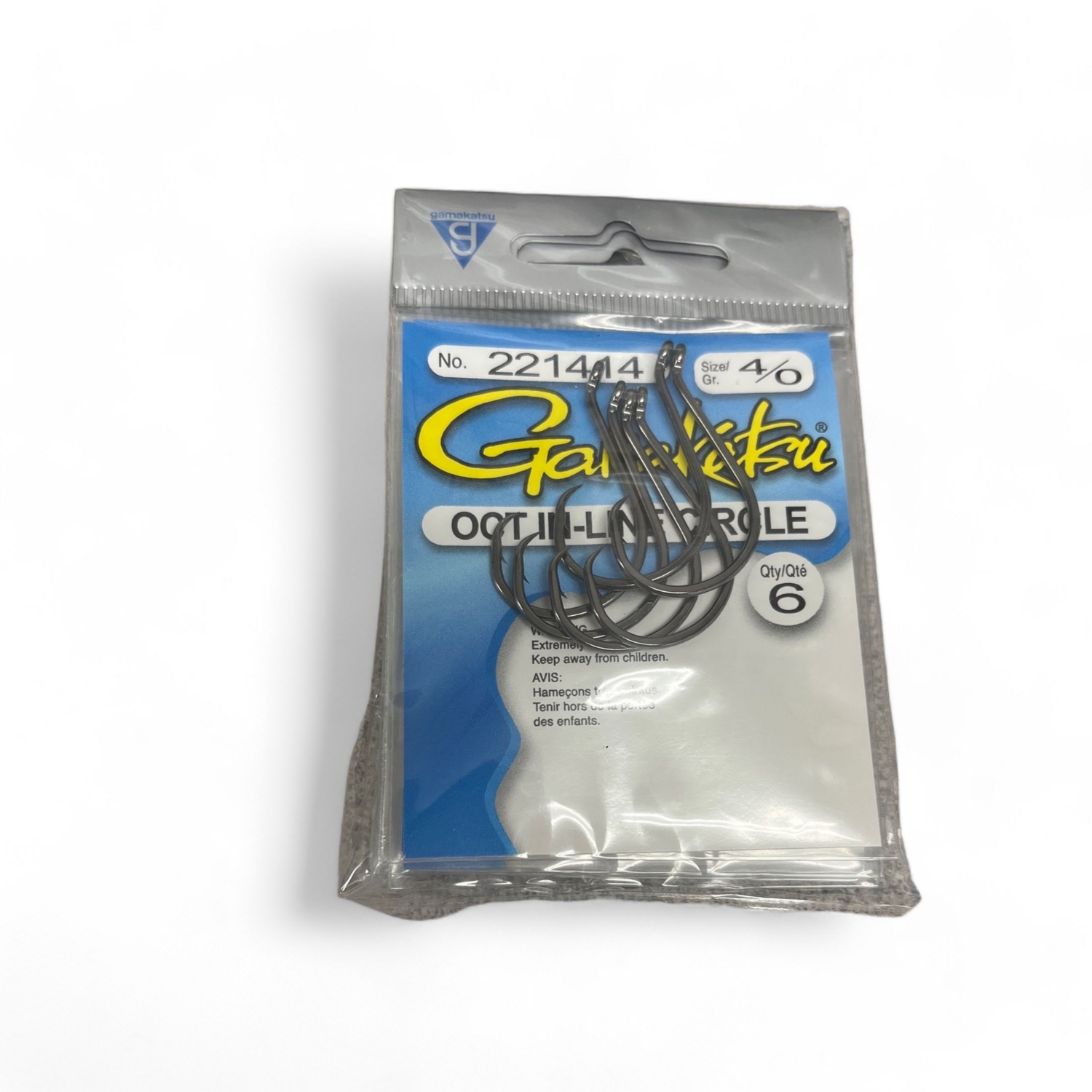 GAMAKATSU 4/0 CIRCLE HOOK 221414