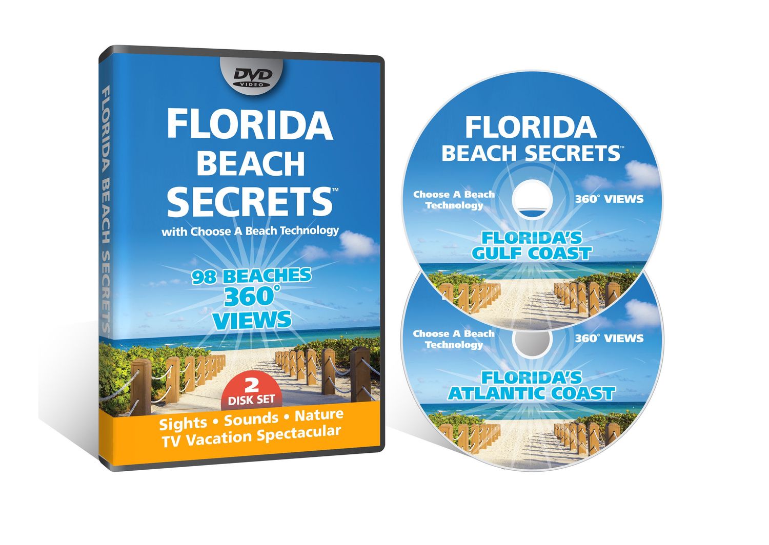 Florida Beach Secrets       2 Disc DVD SET