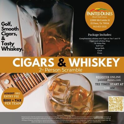 Cigar &amp; Whiskey 2-Person Scramble