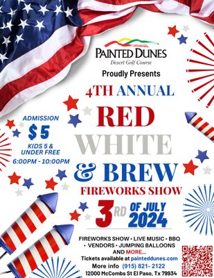 SPONSORS PAYMENT ONLY (RED, WHITE &amp; BREW)