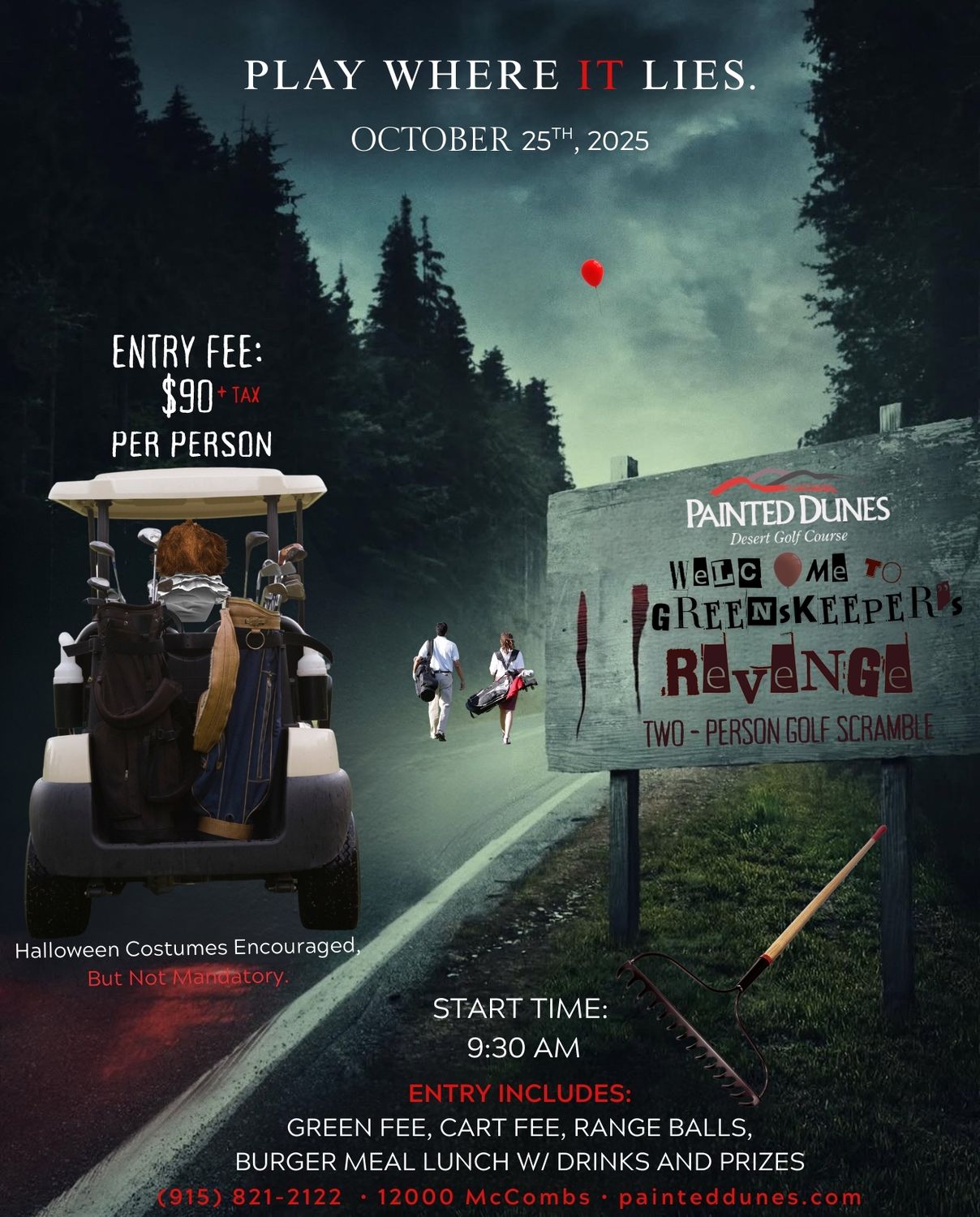 🎃 Greenskeeper’s Revenge II: Two-Person Golf Scramble 🎃