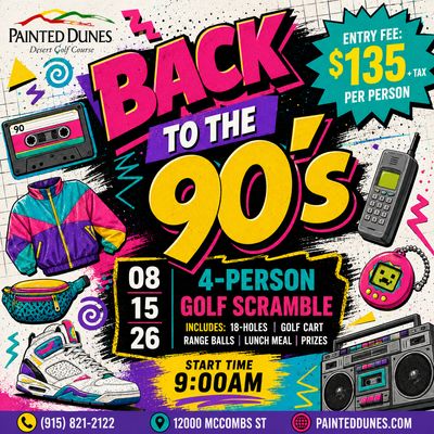 Back to the 90's – 4-Person Scramble