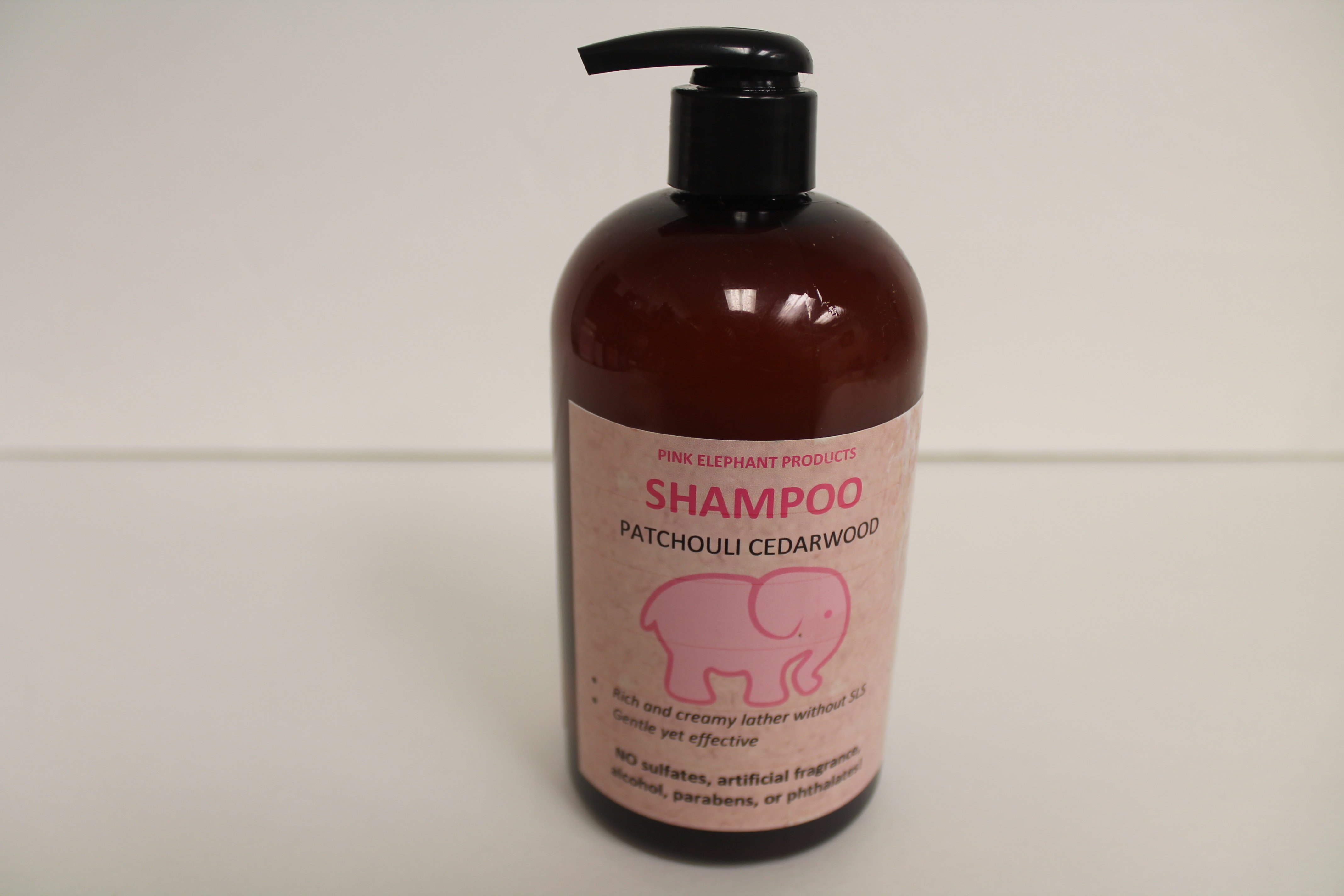 ​Pink Elephant Patchouli Cedarwood  Shampoo 00201