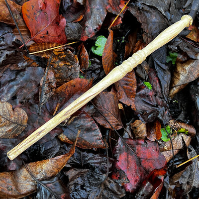 Spalted Hackberry Wand