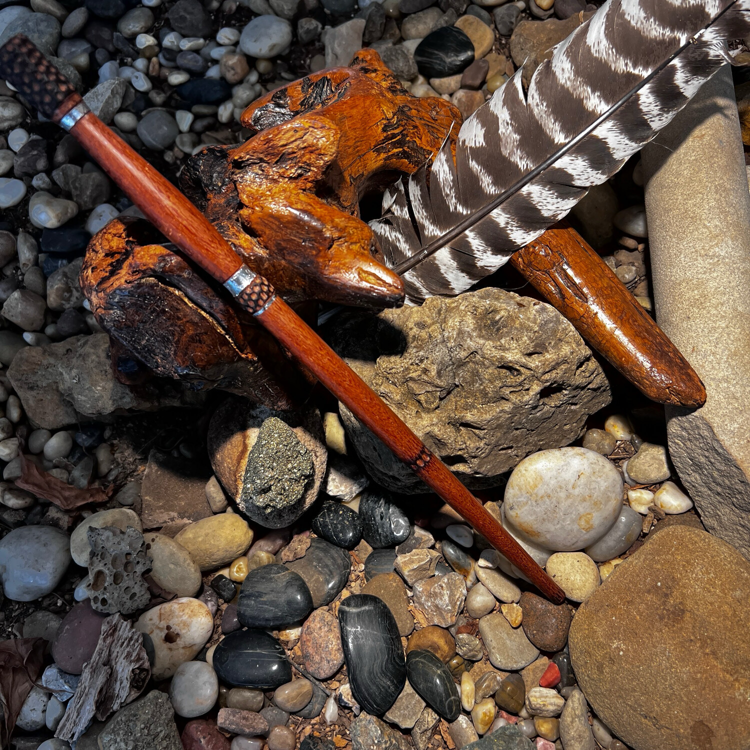 Elegant Leopardwood Wand