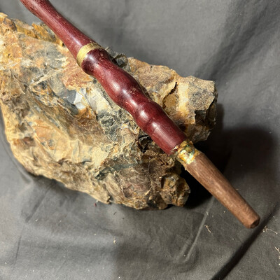 Purpleheart &amp; Walnut Wand