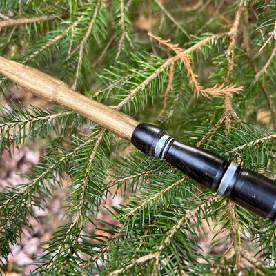 Ebony &amp; Black Limba wand