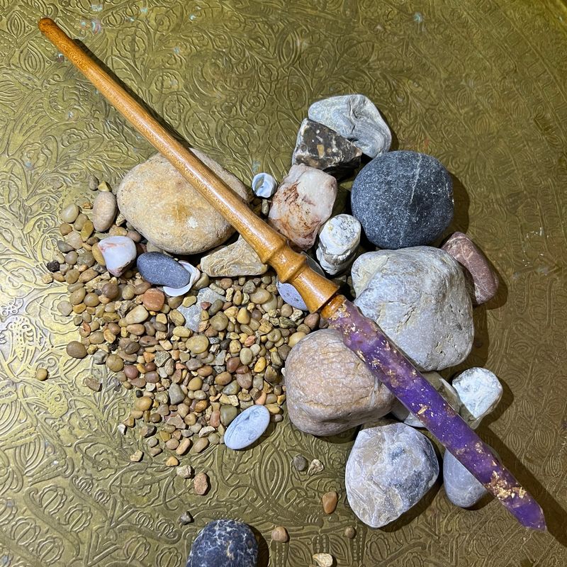 Purple galaxy wand