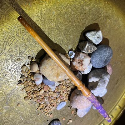 Purple galaxy wand