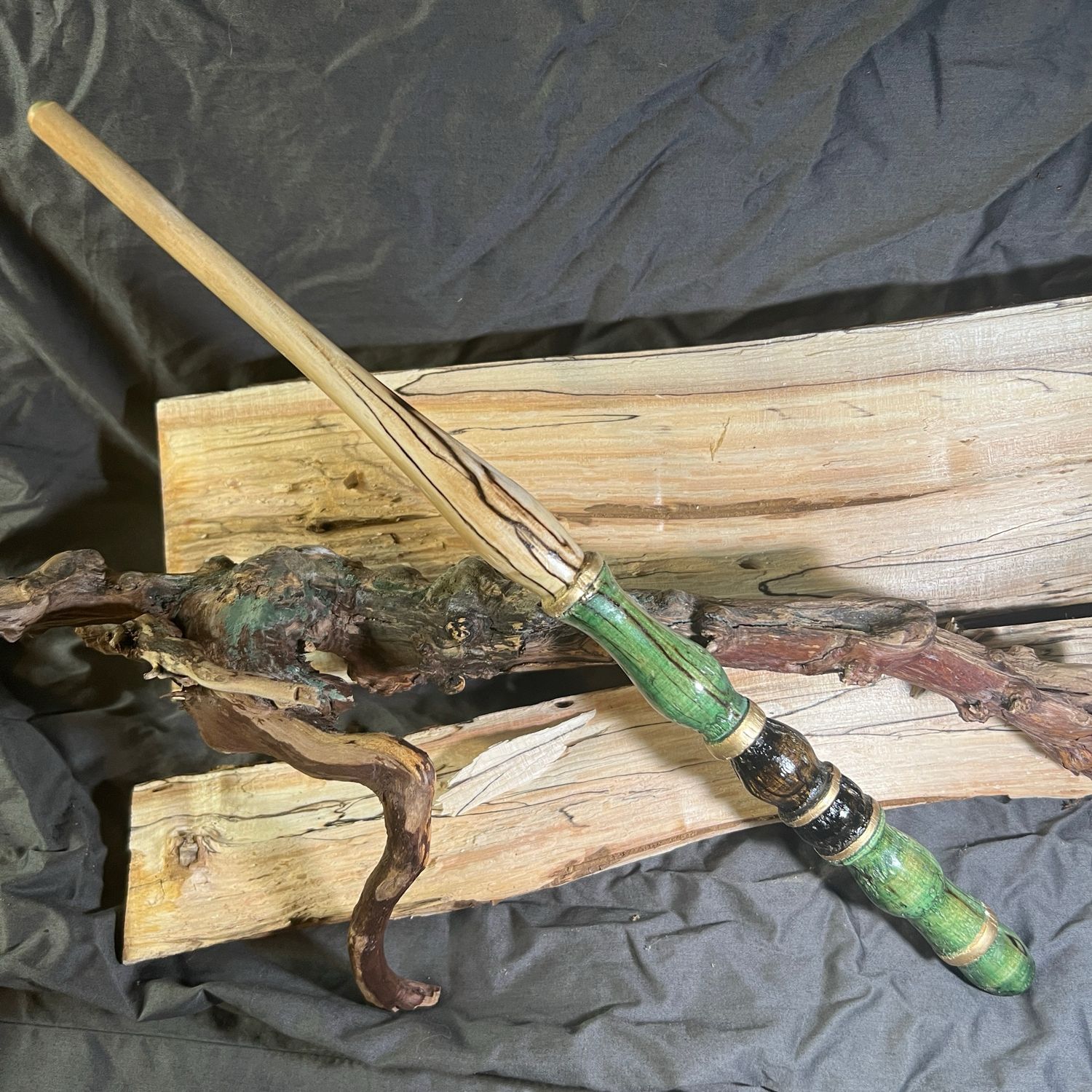 Spalted Maple wand