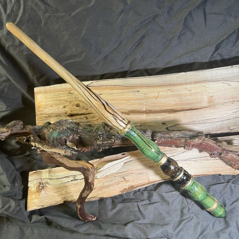 Spalted Maple wand