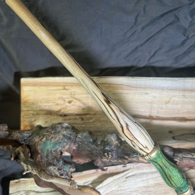 Spalted Maple wand