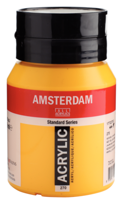 Amsterdam Standard Series Acrylverf Pot 500 ml Azogeel Donker 270