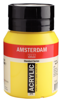 Amsterdam Standard Series Acrylverf Pot 500 ml Primairgeel 275