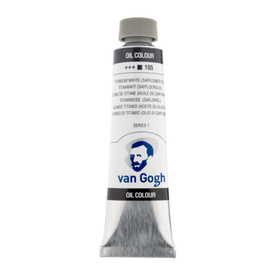 Van Gogh Olieverf Tube 40 ml Titaanwit (Saffloerolie) 105