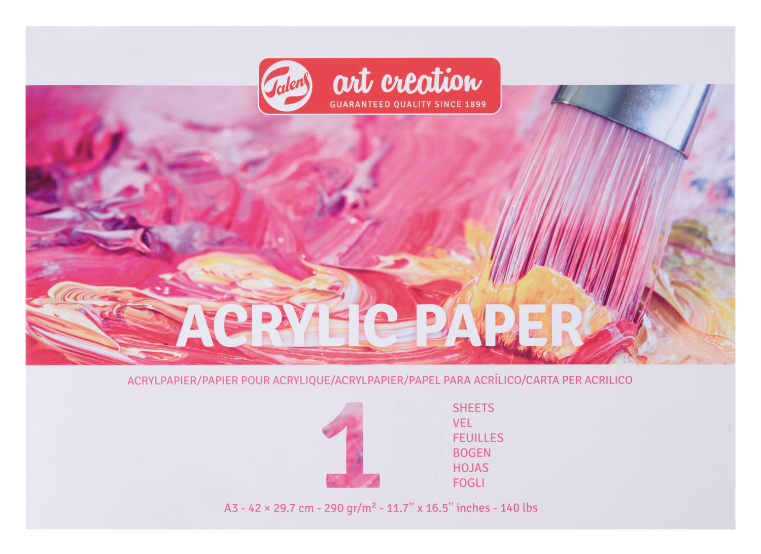 Talens Art Creation Acrylpapier A3 290 g 1 Vel