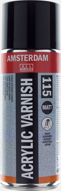Acryl vernis 115 mat spuitbus 400 ml