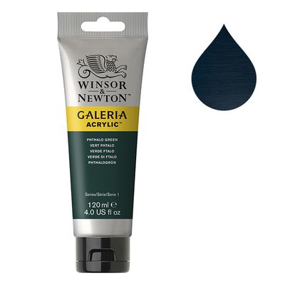 Galeria Acrylverf van Winsor &amp; Newton, 120 ml, Phthalo green (522)
