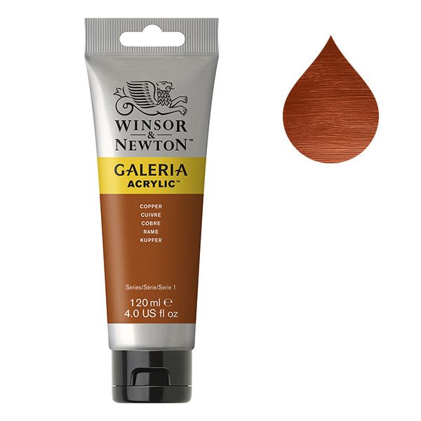 Galeria Acrylverf van Winsor &amp; Newton, 120 ml, Copper (214)