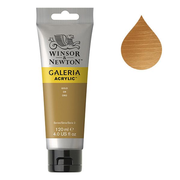 Galeria Acrylverf van Winsor &amp; Newton, 120 ml, Gold (283)