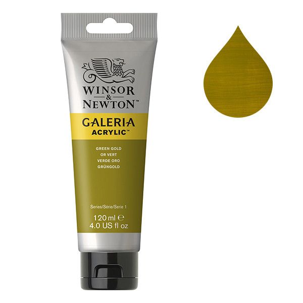 Galeria Acrylverf van Winsor &amp; Newton, 120 ml, Green gold (294)