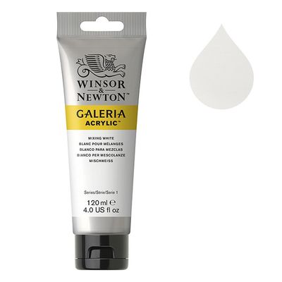 Galeria Acrylverf van Winsor &amp; Newton, 120 ml, Mixing white (415)