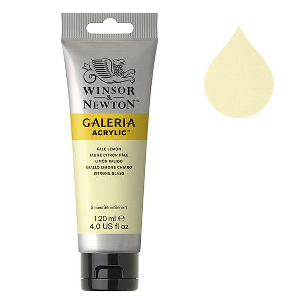 Galeria Acrylverf van Winsor &amp; Newton, 120 ml, Pale lemon (434)