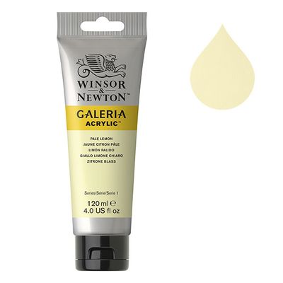 Galeria Acrylverf van Winsor &amp; Newton, 120 ml, Pale lemon (434)