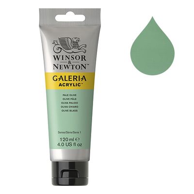 Galeria Acrylverf van Winsor &amp; Newton, 120 ml, Pale olive (435)