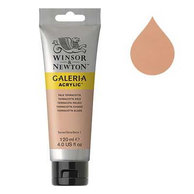 Galeria Acrylverf van Winsor &amp; Newton, 120 ml, Pale terracotta (437)