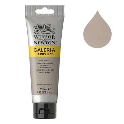 Galeria Acrylverf van Winsor &amp; Newton, 120 ml, Pale umber (438)